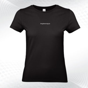 czarna koszulka damska z napisem wybieram życie