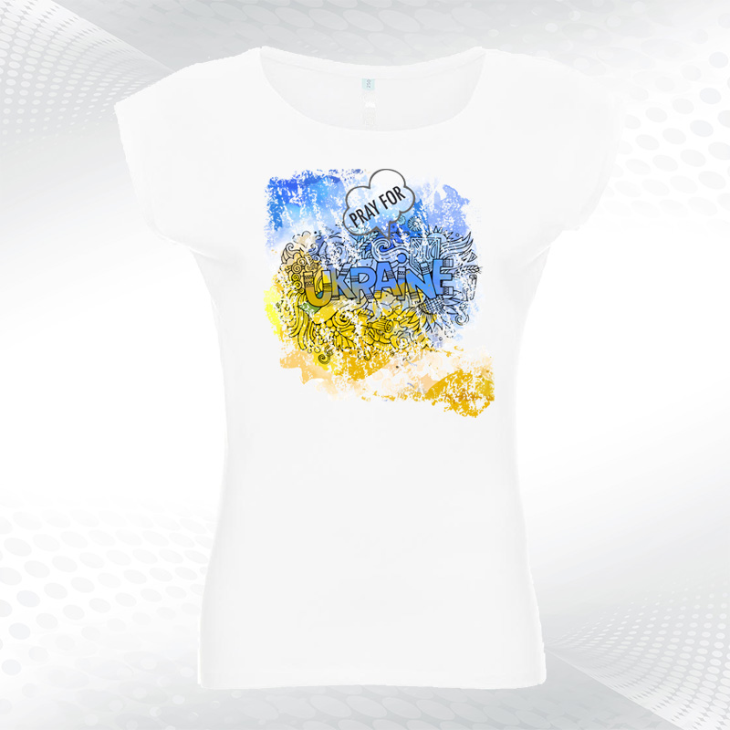 wzor 2022 pray for ukraine1-damska geffer white